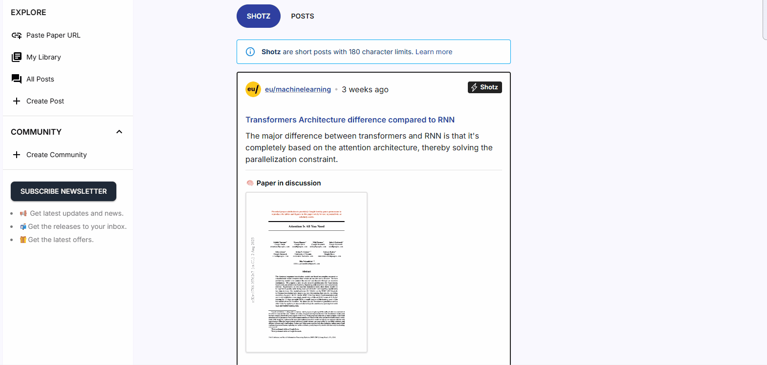 Create Community at EurekAI forum